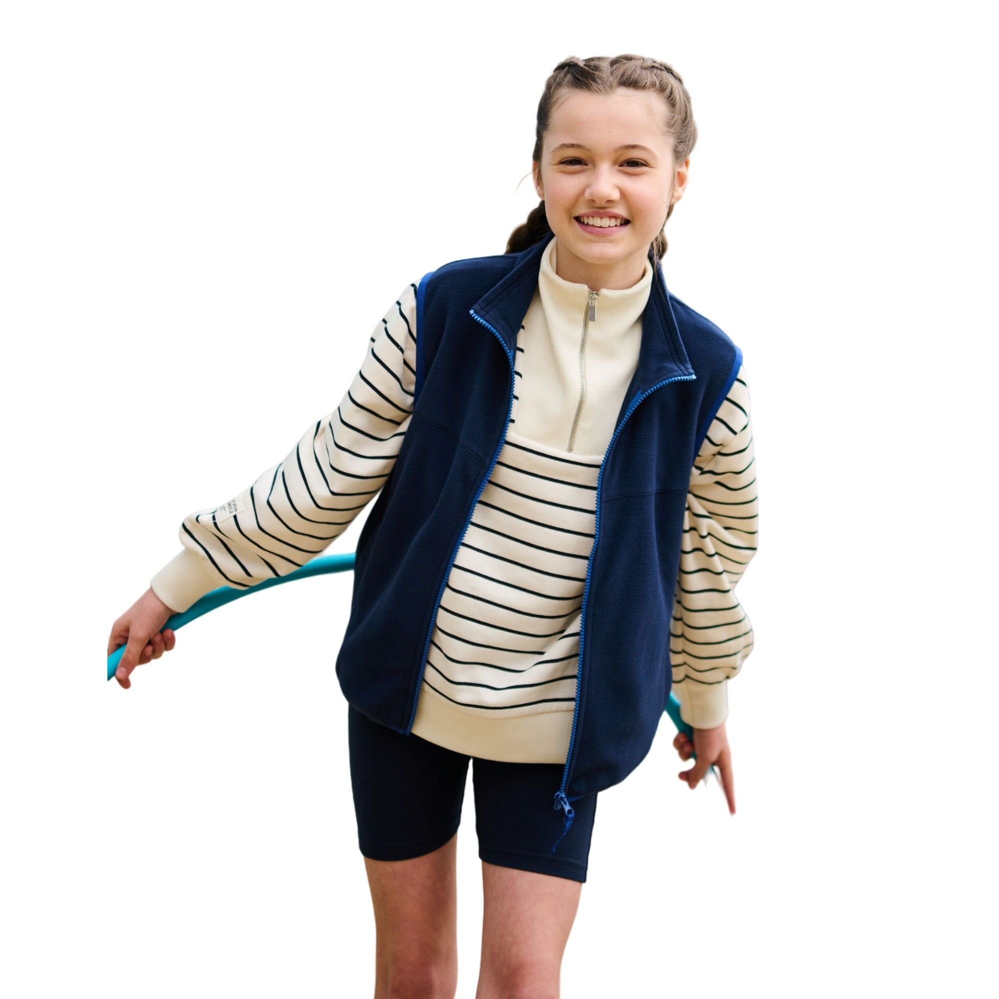 Regjun Regjun Men's Microfleece Body Warmer in Dark Navy - 3