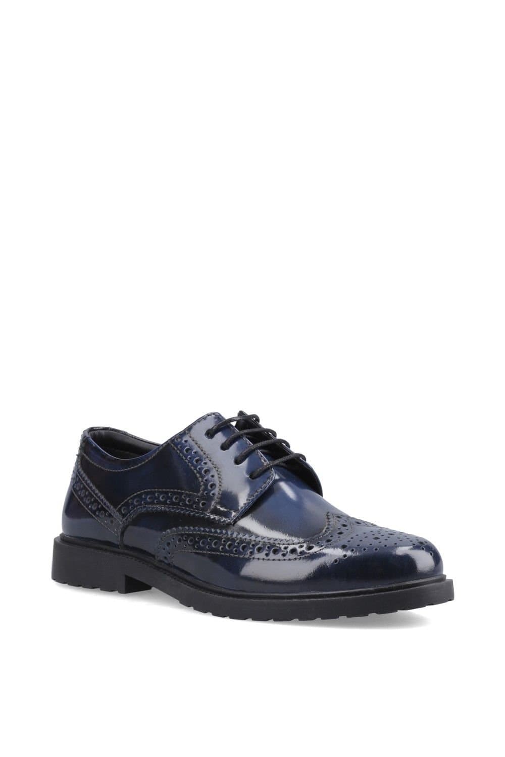 Hush Puppies Hush Puppies Women's Verity Hi-Shine Brogue in Navy