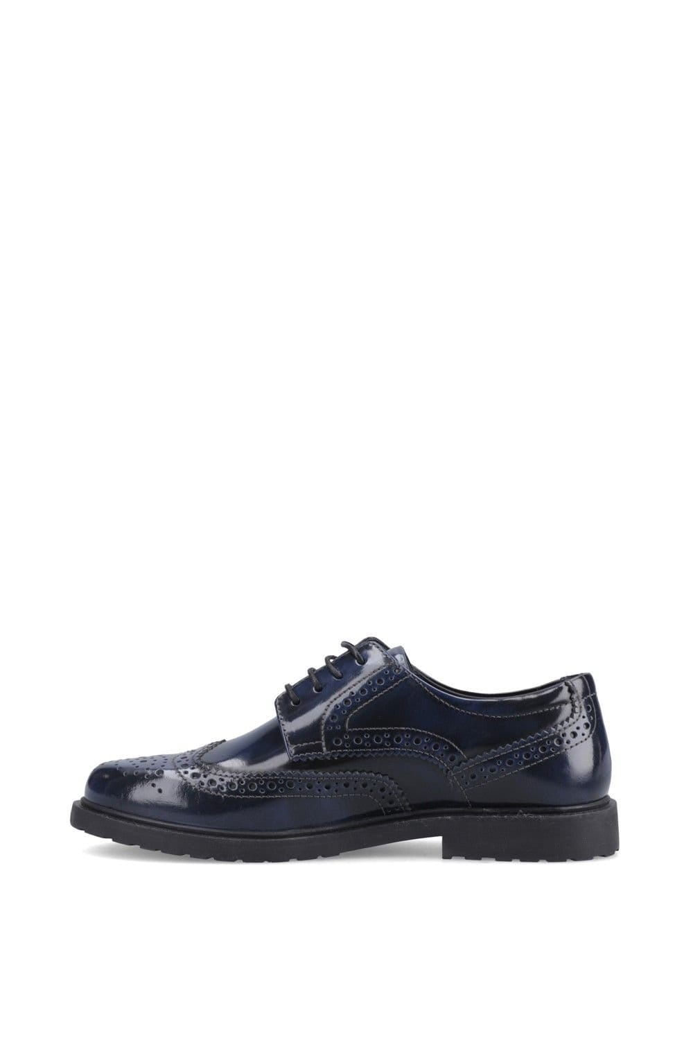Hush Puppies Hush Puppies Women's Verity Hi-Shine Brogue in Navy - 4