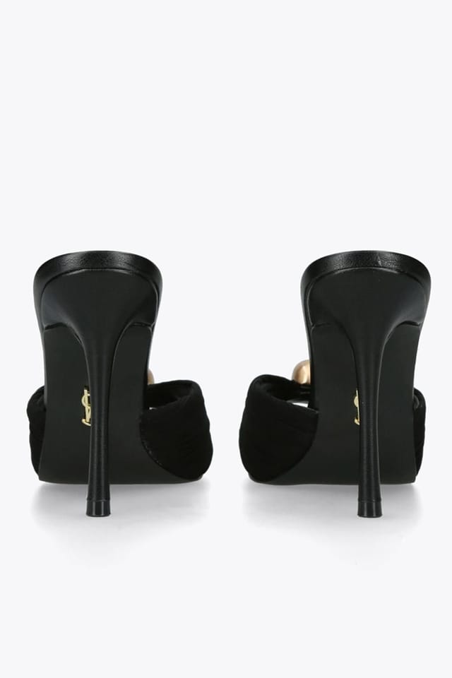 Steve Madden STEVE MADDEN Women's 'Priya Black' Fabric Heels in Black - 3