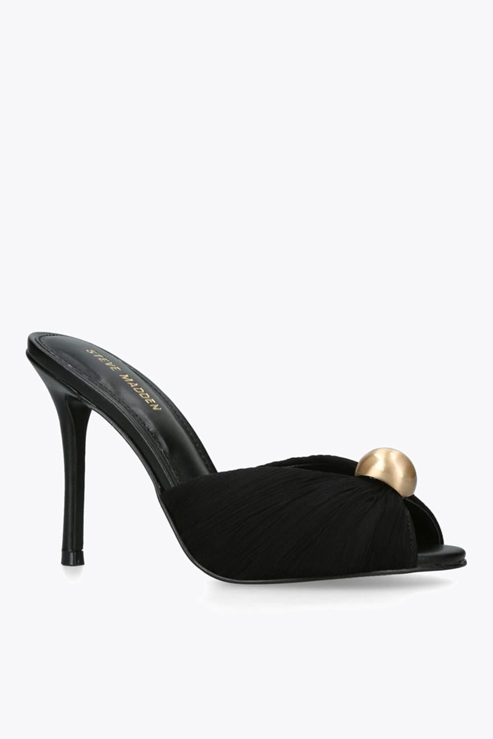 Steve Madden STEVE MADDEN Women's 'Priya Black' Fabric Heels in Black - 4