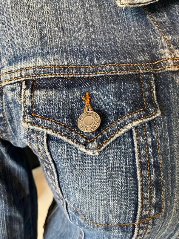 Guess Vintage 90s Guess Denim Jacket UK 10 vgc
