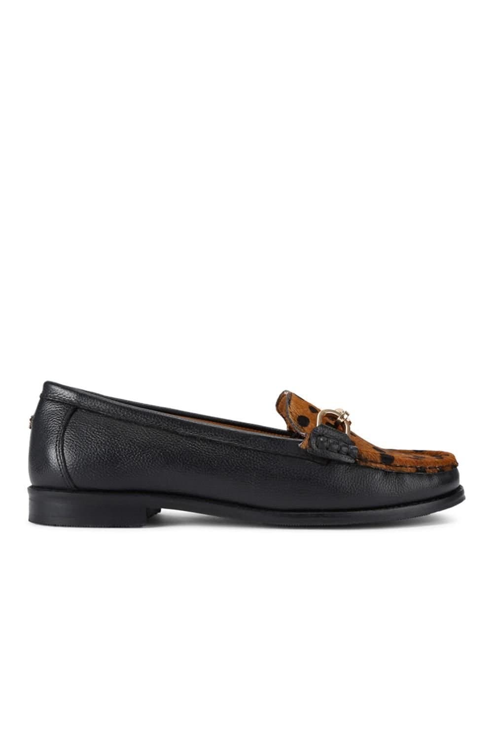 KG Kurt Geiger KG Kurt Geiger Black Leather Loafer Flats