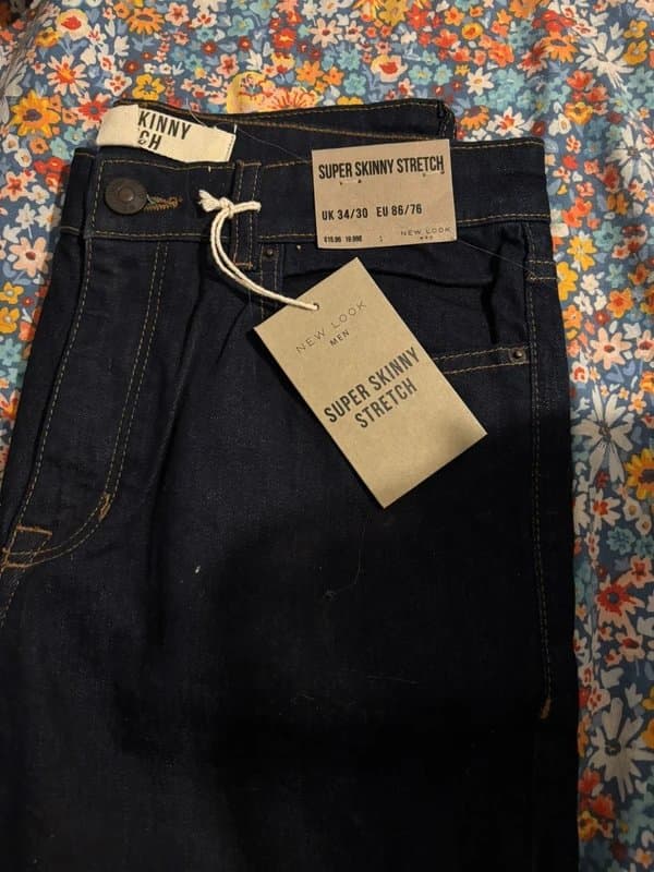 New Look New Look Men’s blue skinny jeans BNWT