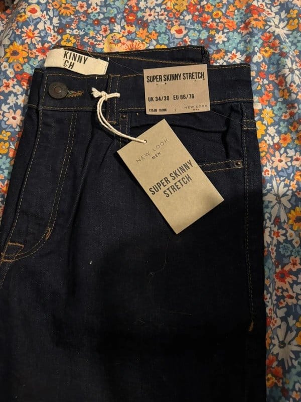 New Look New Look Men’s blue skinny jeans BNWT - 1