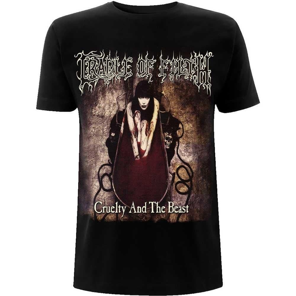 Cradle Of Filth Cradle Of Filth Men's Cruelty & The Beast Cotton T-Shirt in Black