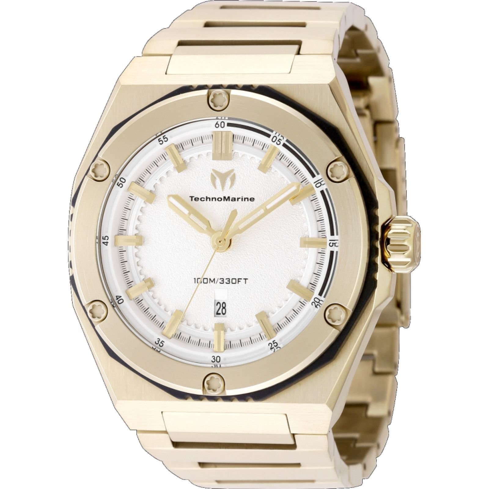 TechnoMarine TechnoMarine Men's TM-416077 Coral Legacy 45mm Quartz Watch in Gold