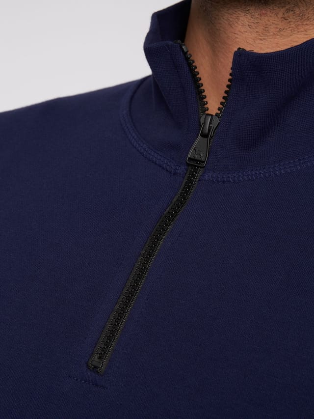 One True Saxon One True Saxon Men's Dexon Zip Hoodie in Navy - 2