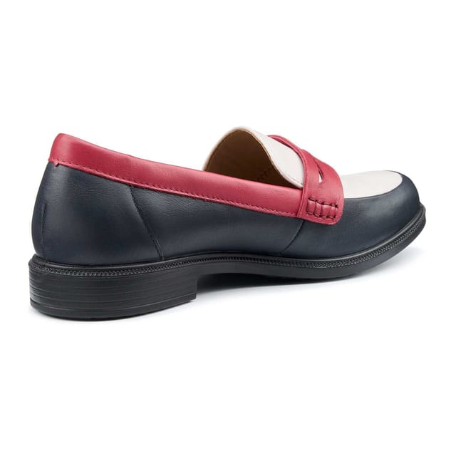 Hotter Hotter Women's 'Dorset' Loafers in Navy - 3