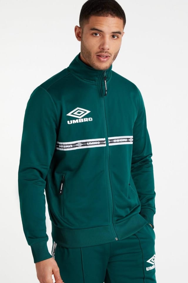 Umbro Umbro Men's Taped Green Track Jacket - 3