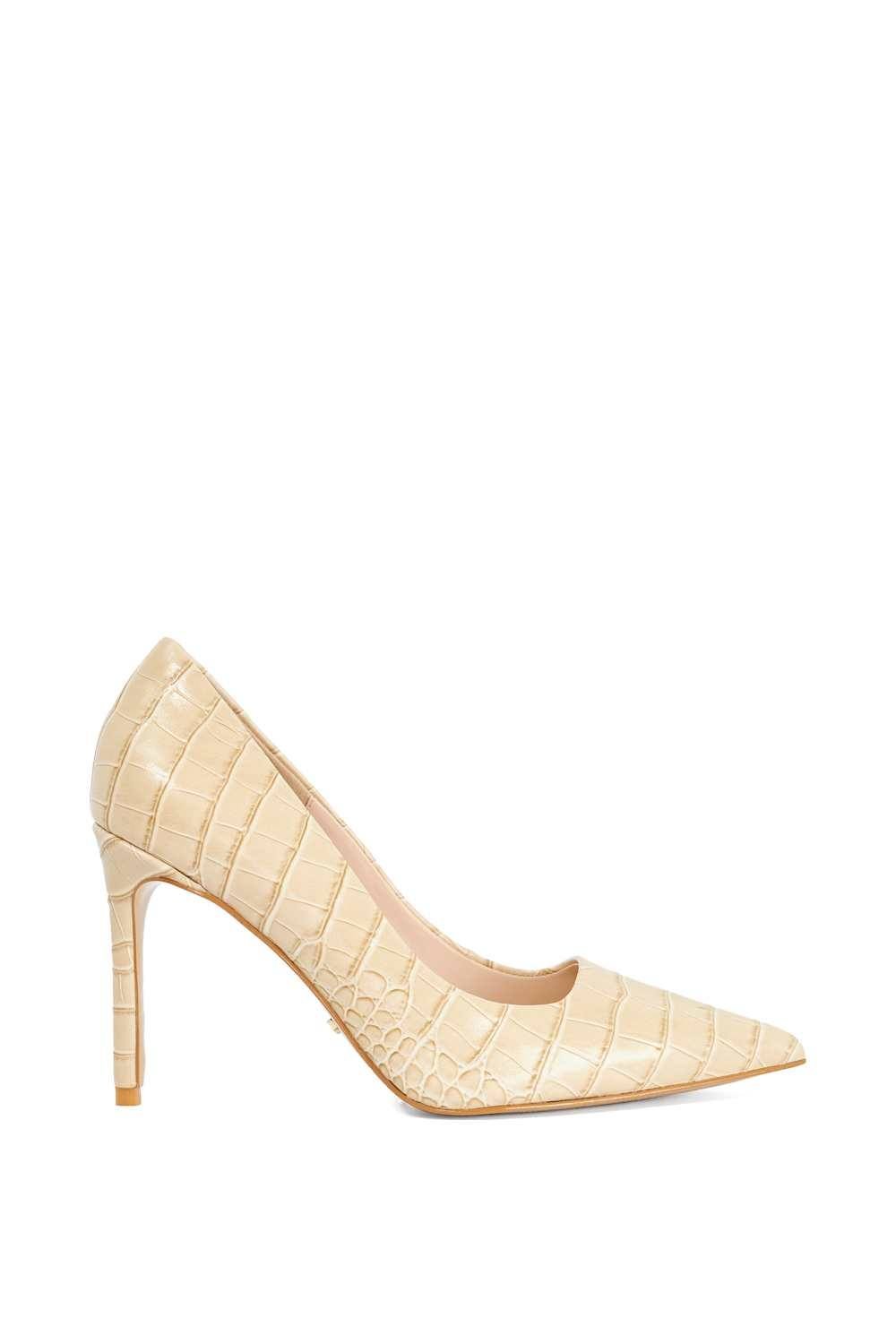 Dune London Dune London Women's 'Assured' Leather Court Shoes in Natural - 3