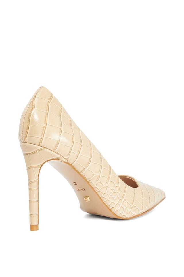 Dune London Dune London Women's 'Assured' Leather Court Shoes in Natural - 3