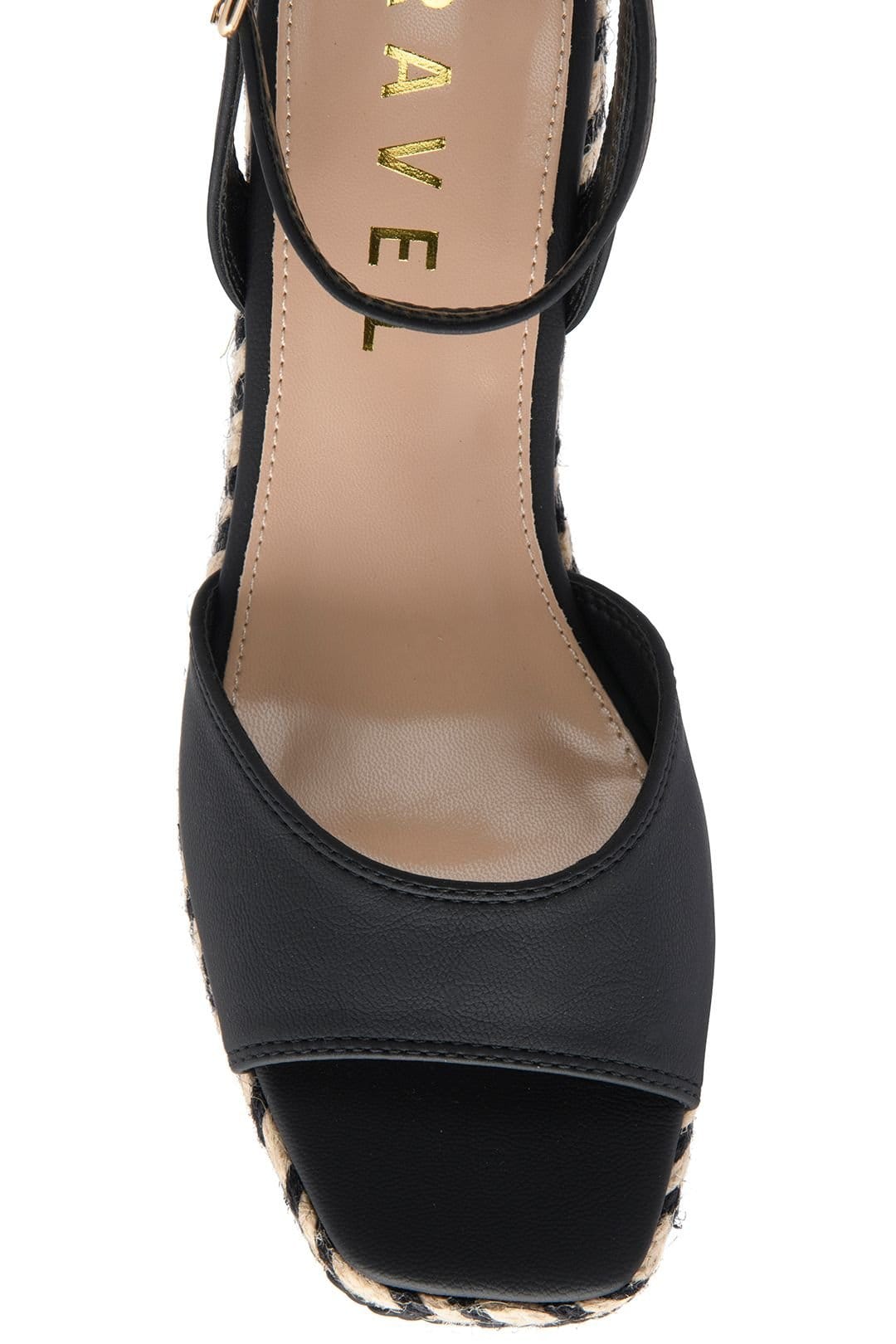 Ravel Ravel Women's Black 'Canning' Wedge Sandals - 4