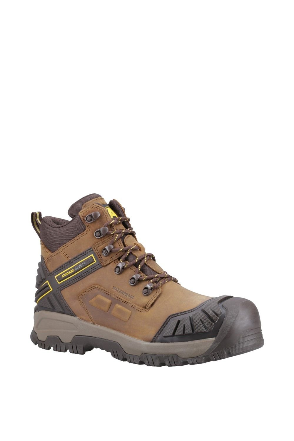 Amblers Amblers Men's 'Quarry' Waterproof Safety Footwear in Brown - 3