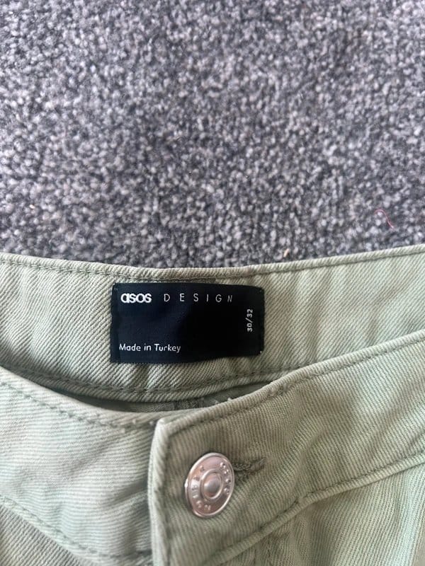 ASOS Khaki Cargo Pants Size 30/32