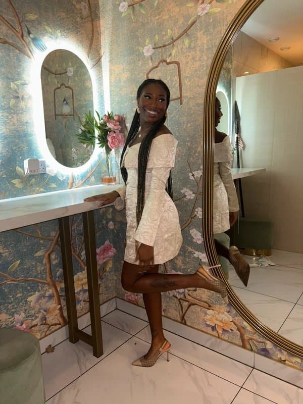 ASOS ASOS Luxe Cream blazer mini dress- Size 6