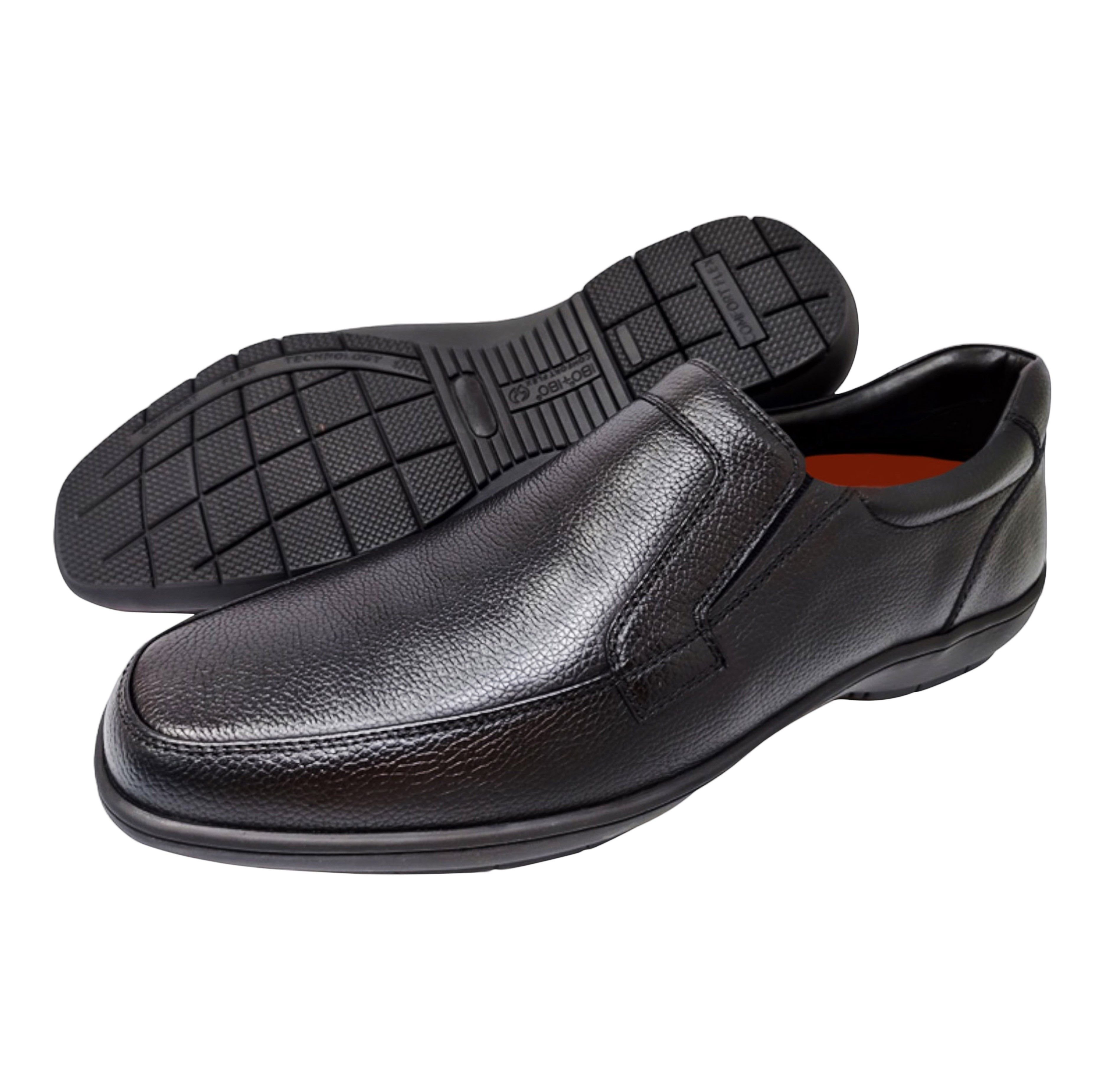 LB COMFORT LB COMFORT Men's Julian Leather Shoes in Black - 3