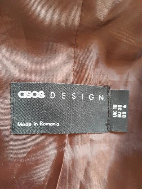ASOS Design Asos design chocolate brown oversized blazer 10