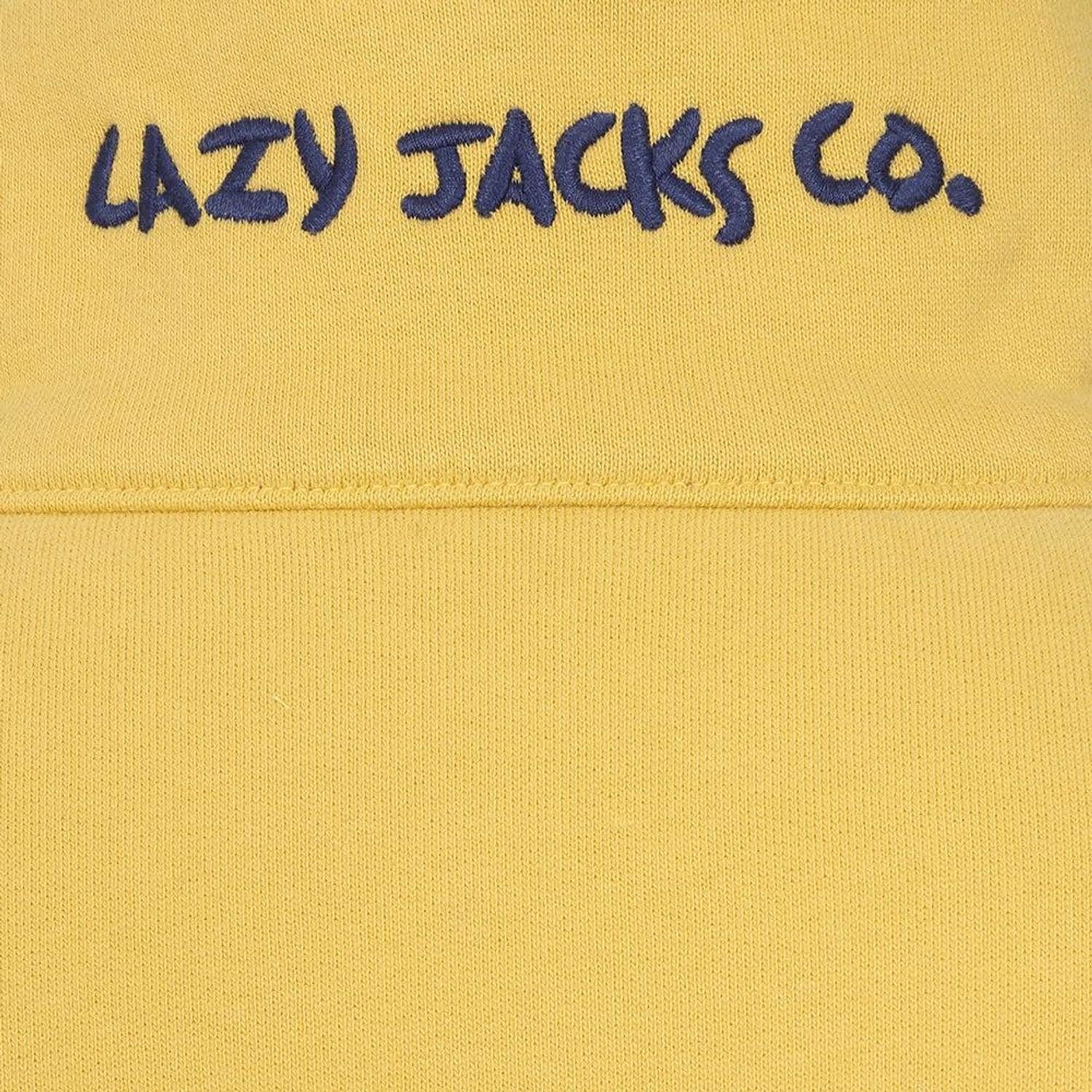 Lazy Jacks Lazy Jacks Women's Logo Full Zip Sweatshirt in Lemon - 4