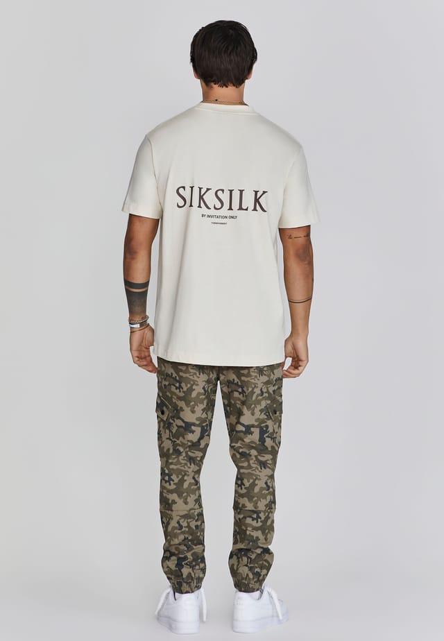 SikSilk SikSilk Men's Cargo Pants in Green - 3