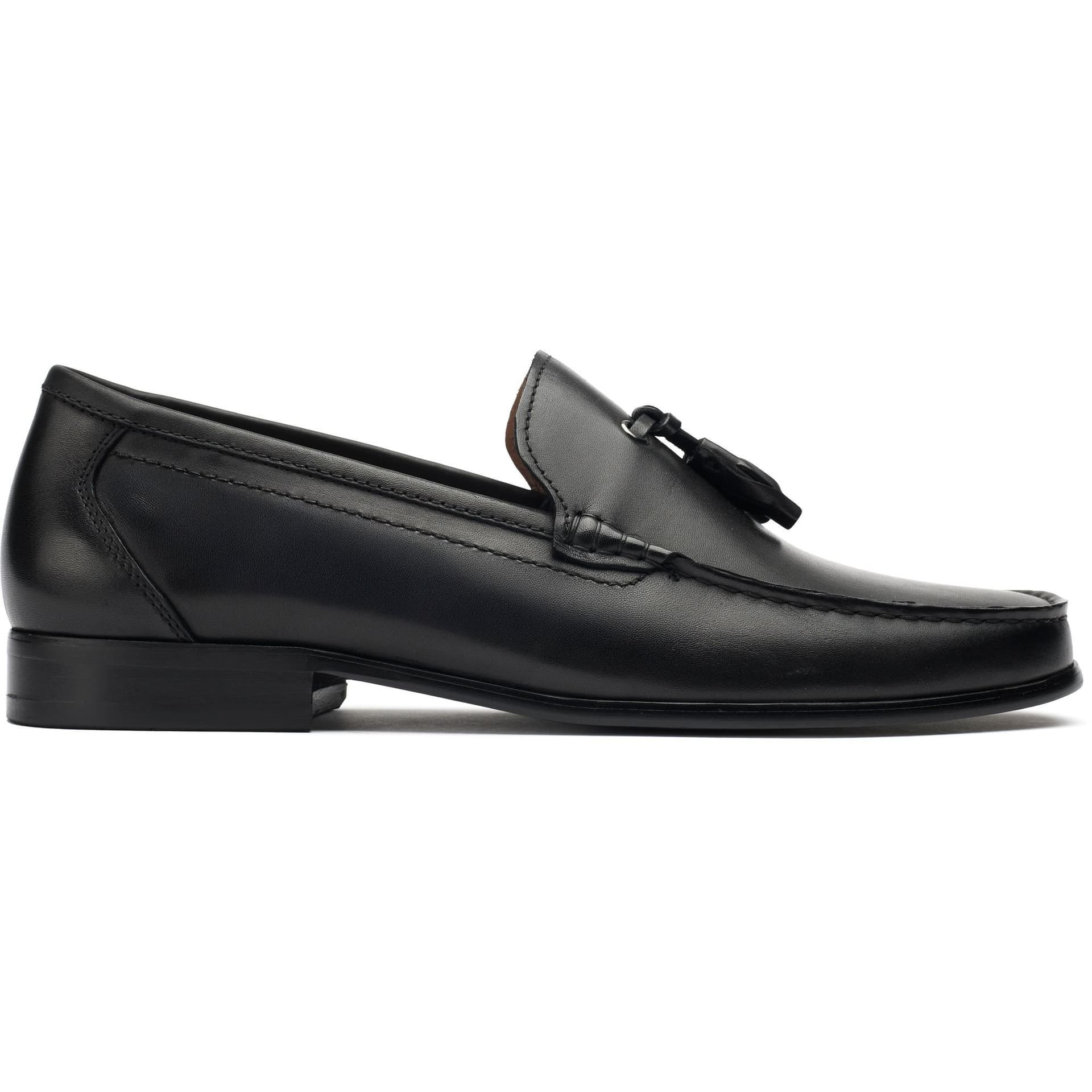 SOLE SOLE Men's Rod Tassel Loafer Shoes in Black