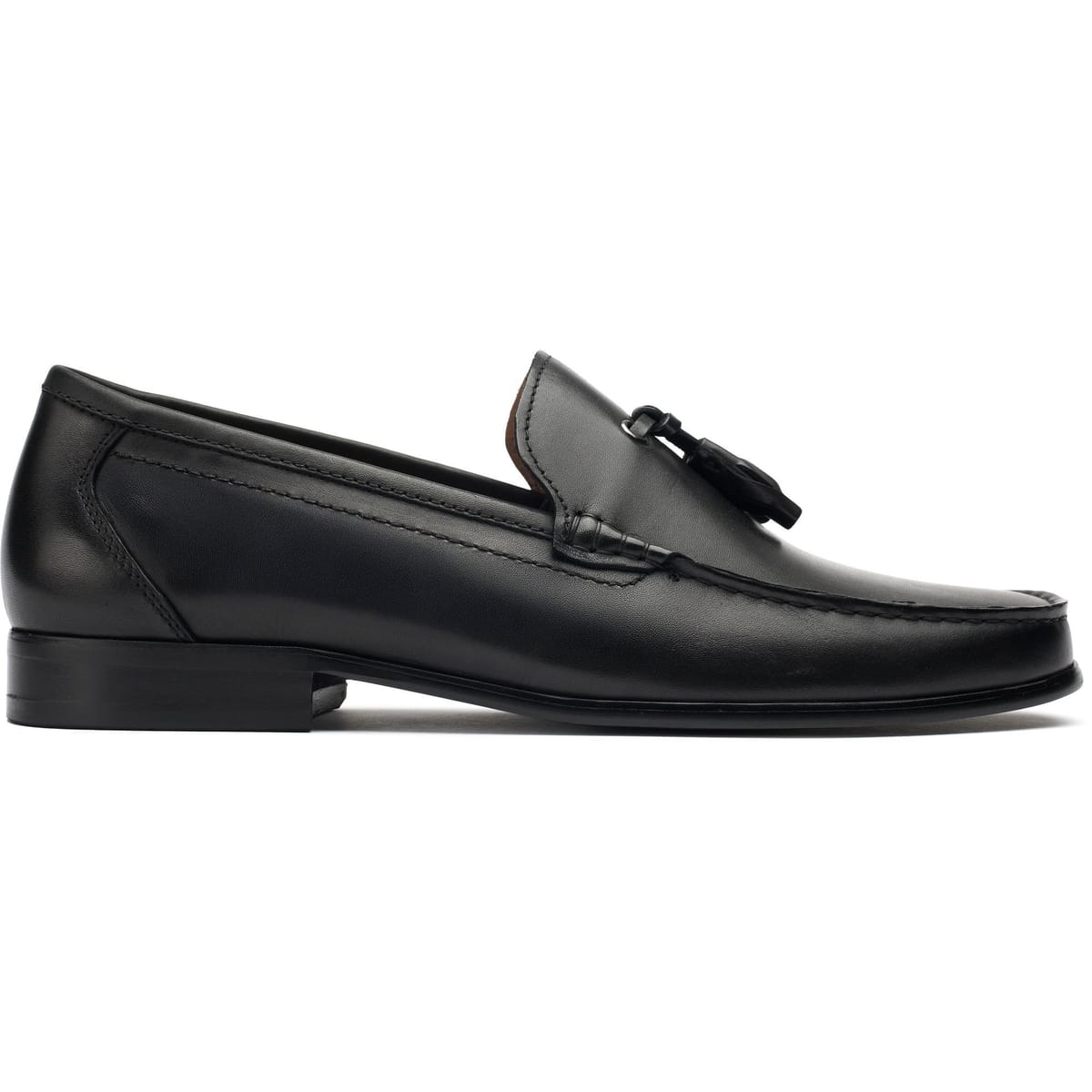 SOLE SOLE Men's Rod Tassel Loafer Shoes in Black - 1