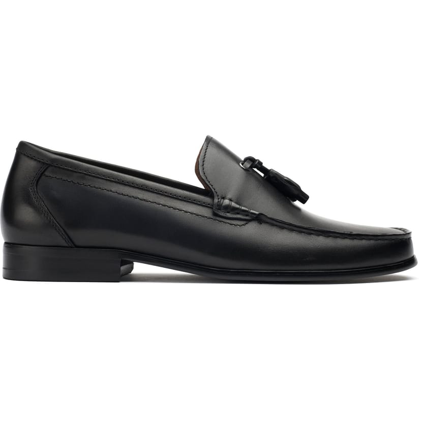 SOLE SOLE Men's Rod Tassel Loafer Shoes in Black - 1