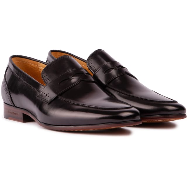 Simon Carter SIMON CARTER Men's Pike Loafer Shoes in Black - 2