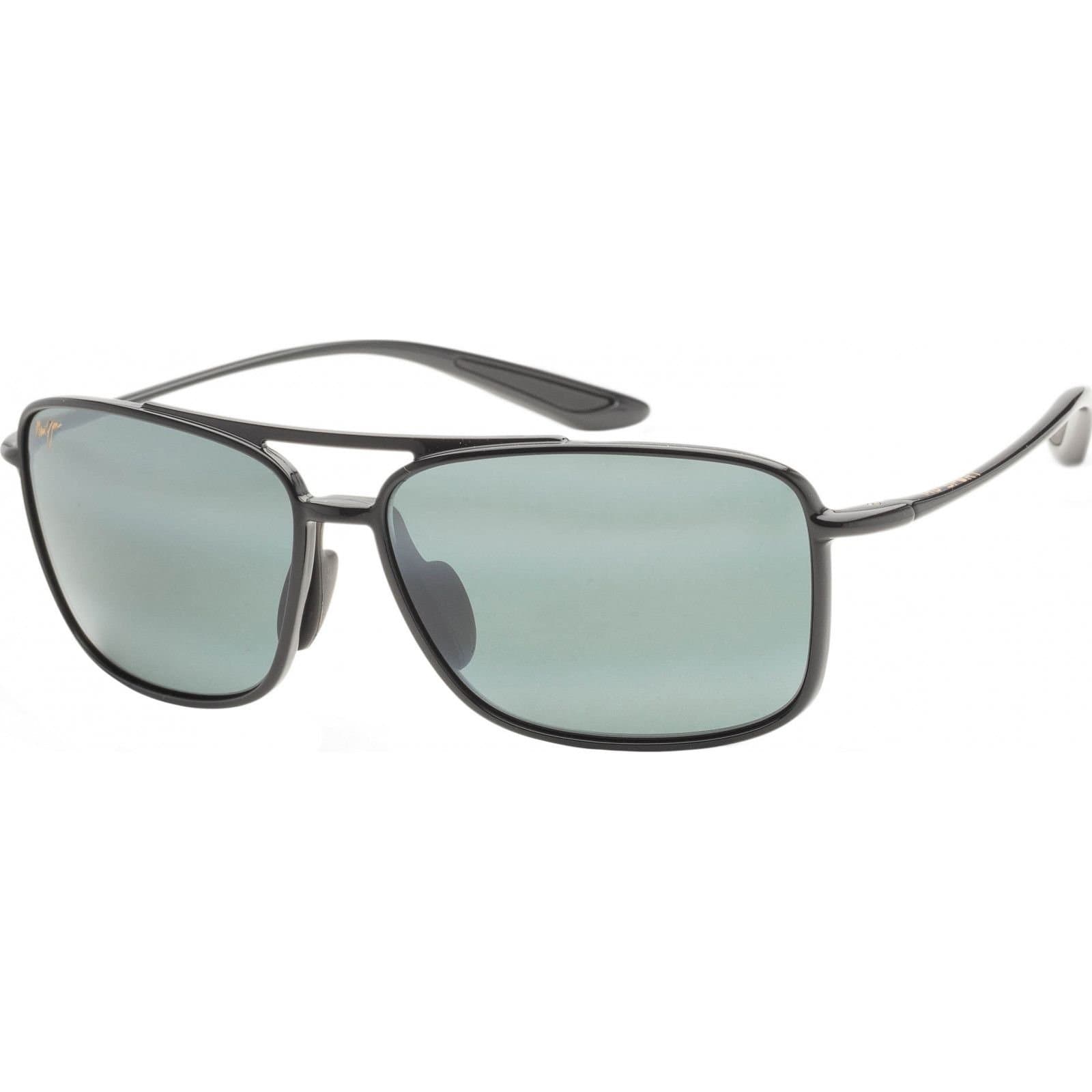 Maui Jim Maui Jim Men's MJ0437S-001 Kaupo Gap Aviator/Navigator Sunglasses in Black