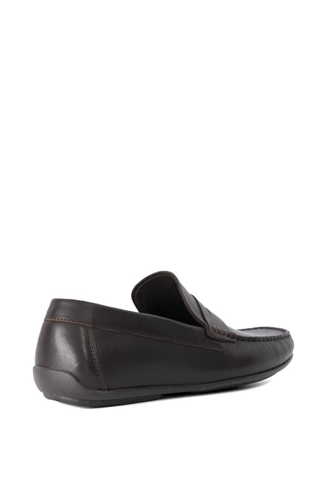 Dune London Dune London Men's 'Blimes' Leather Slip-On Shoes in Brown - 3