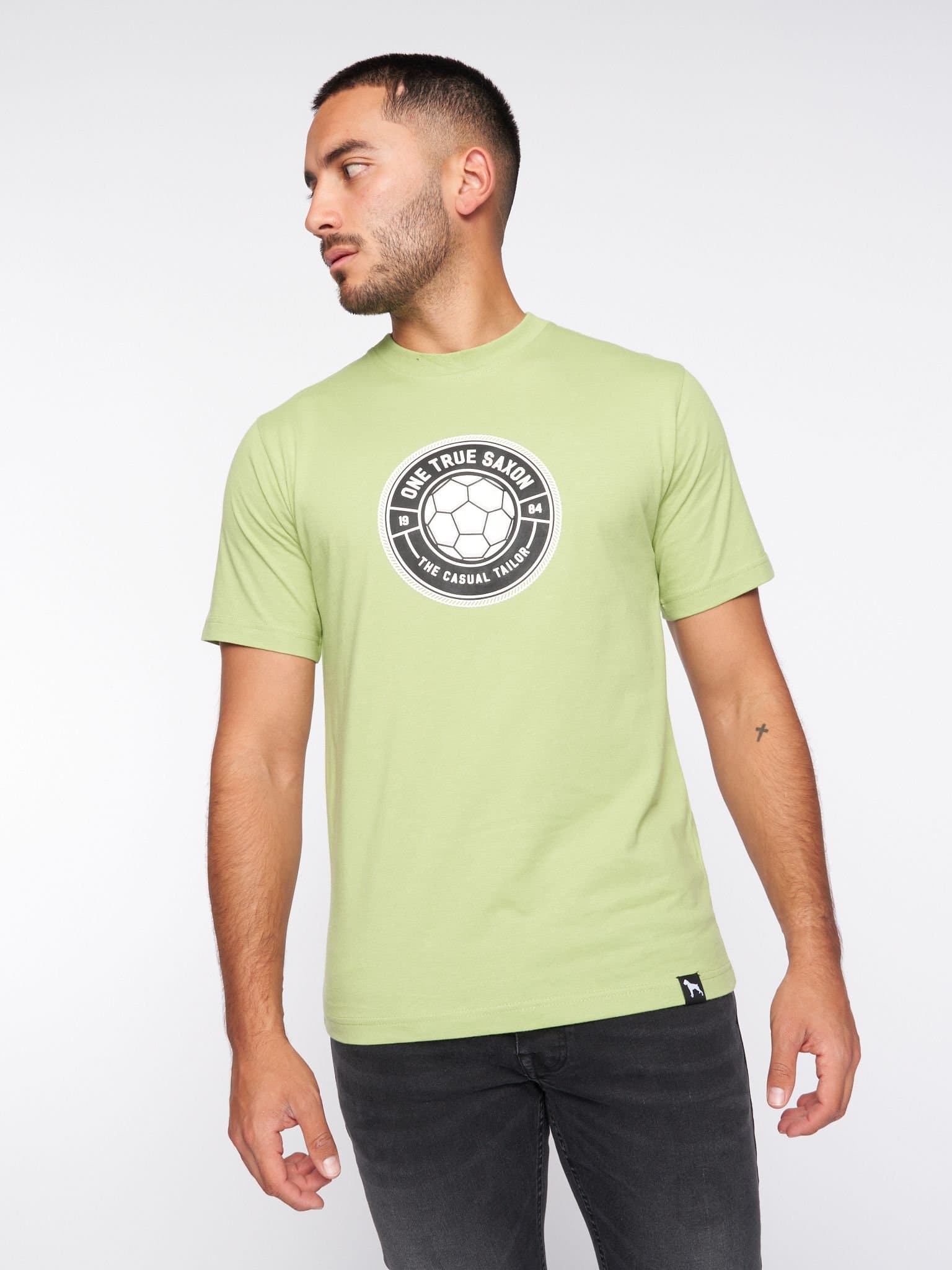 One True Saxon One True Saxon Men's Baller T-Shirt in Green