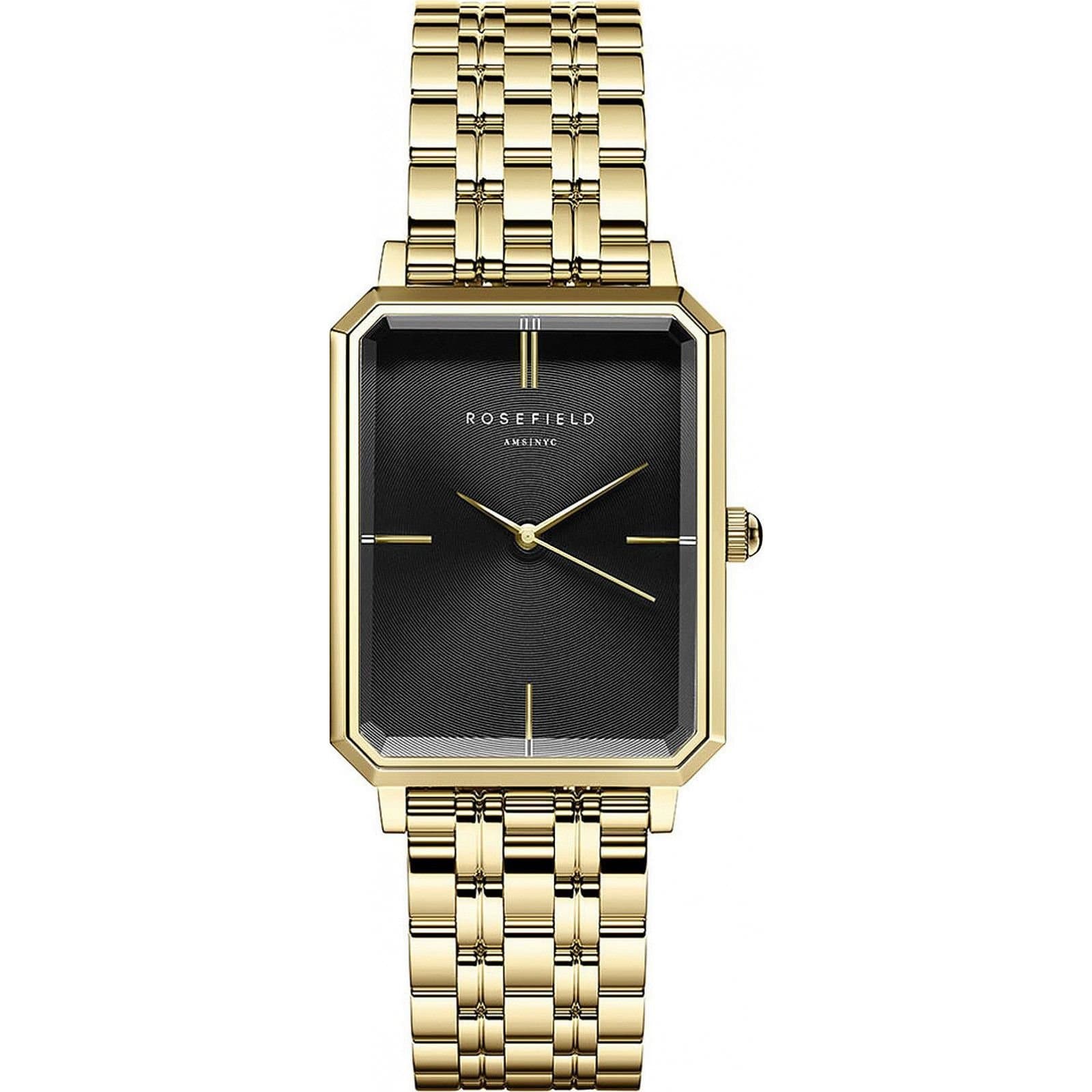 Rosefield Rosefield Women's OBSSG-O47 Elles 22mm Quartz Watch in Gold
