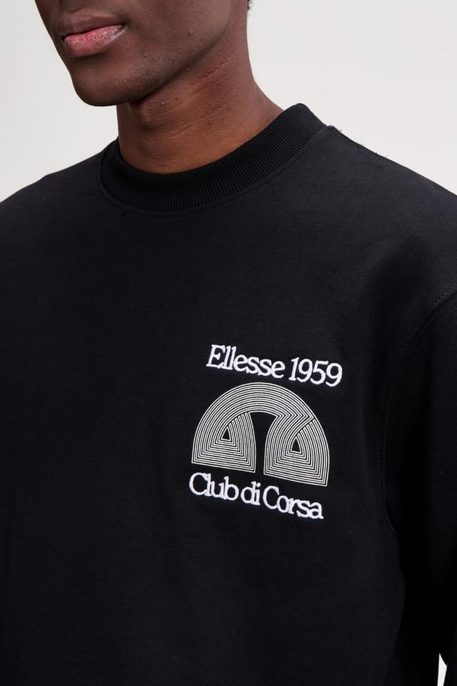 Ellesse Ellesse Men's Club Di Corsa Sweatshirt in Black - 3