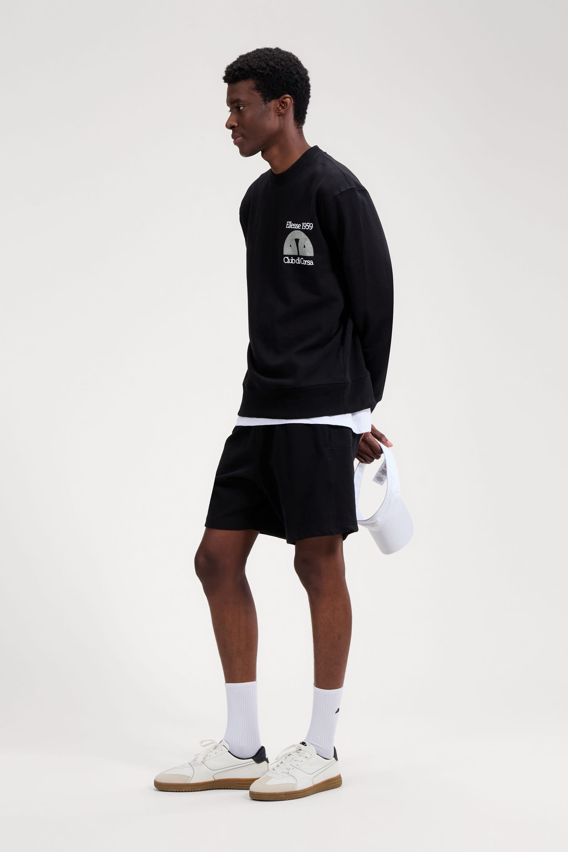Ellesse Ellesse Men's Club Di Corsa Sweatshirt in Black - 4
