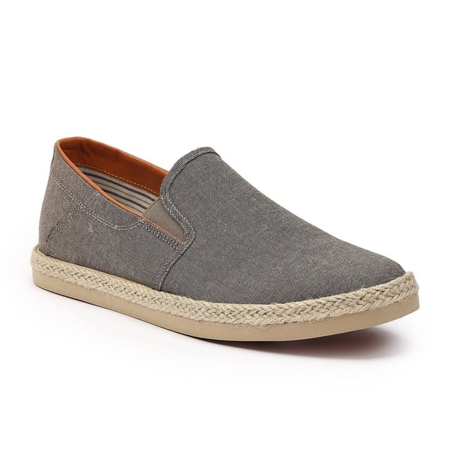 Hotter Hotter Men's 'Miles' Espadrille Slip-Ons in Brown - 2