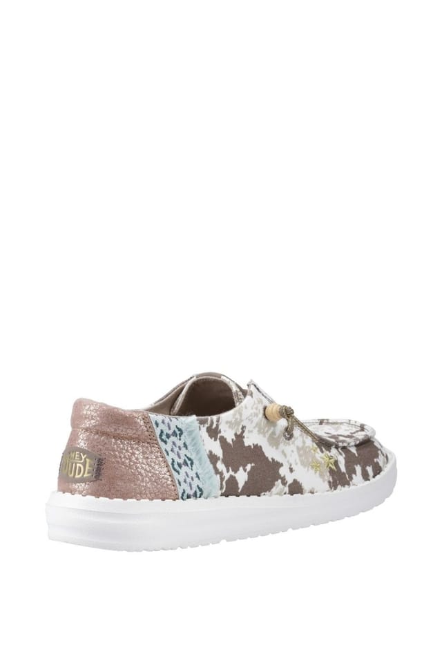 Hey Dude Hey Dude Women's Wendy Disco Cow Shoes in Tan - 2