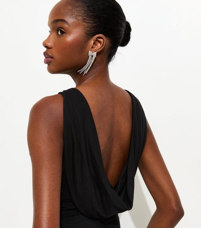 New Look Women's Black Cowl Back Tank Top New Look - 3