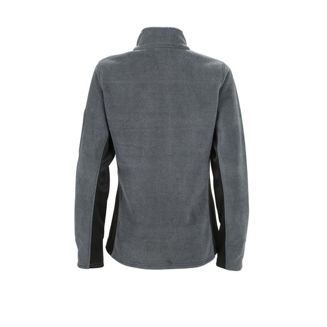 James and Nicholson James and Nicholson Women's Strong Work Fleece Jacket in Mid Grey - 2