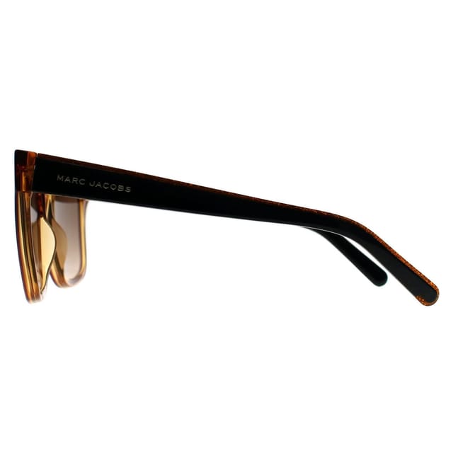 Marc Jacobs Marc Jacobs Women's Square Transparent Brown Black Brown Gradient 458/S - 3