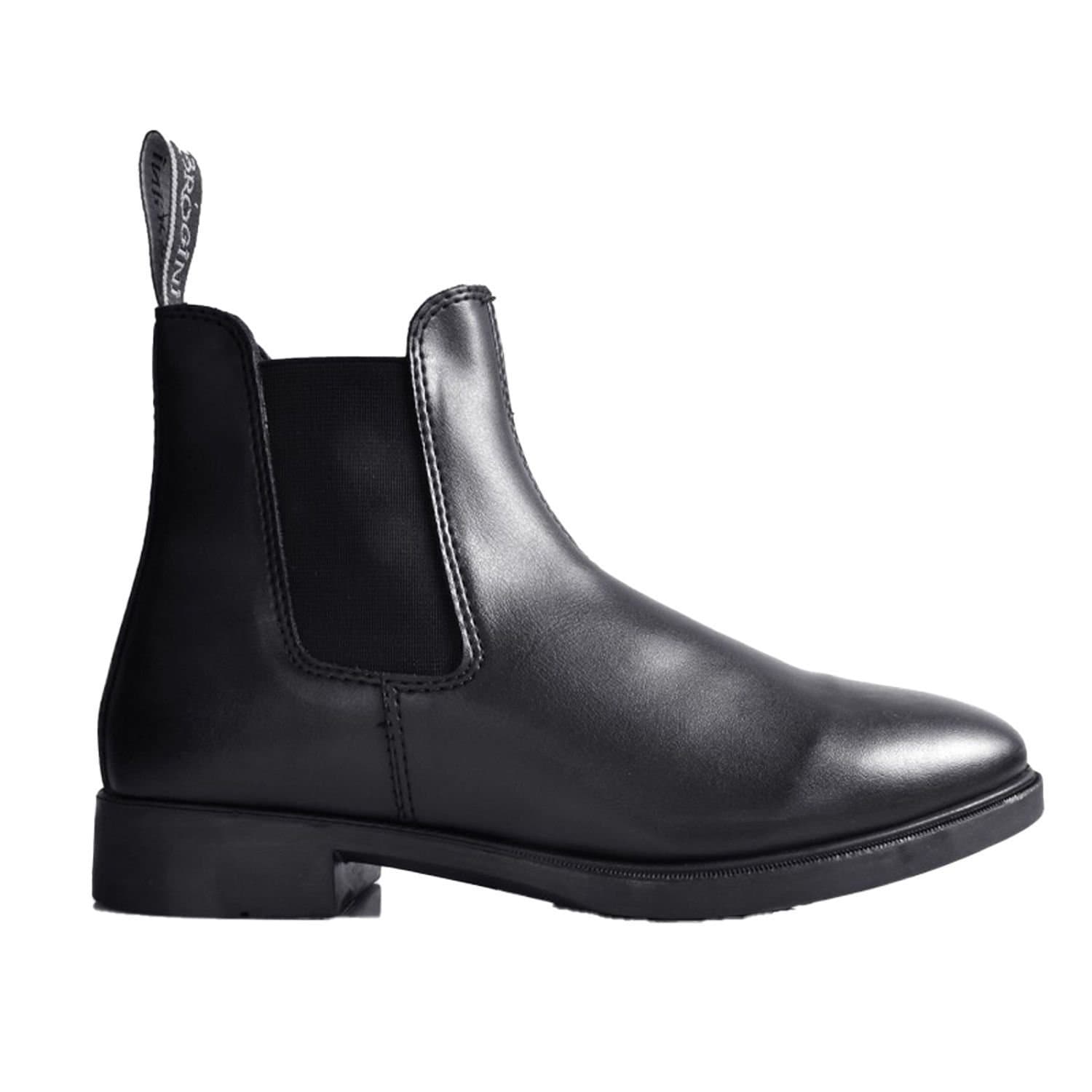 Brogini Brogini Men's Boxwell Synthetic Leather Easy-Care Jodhpur Boots in Black