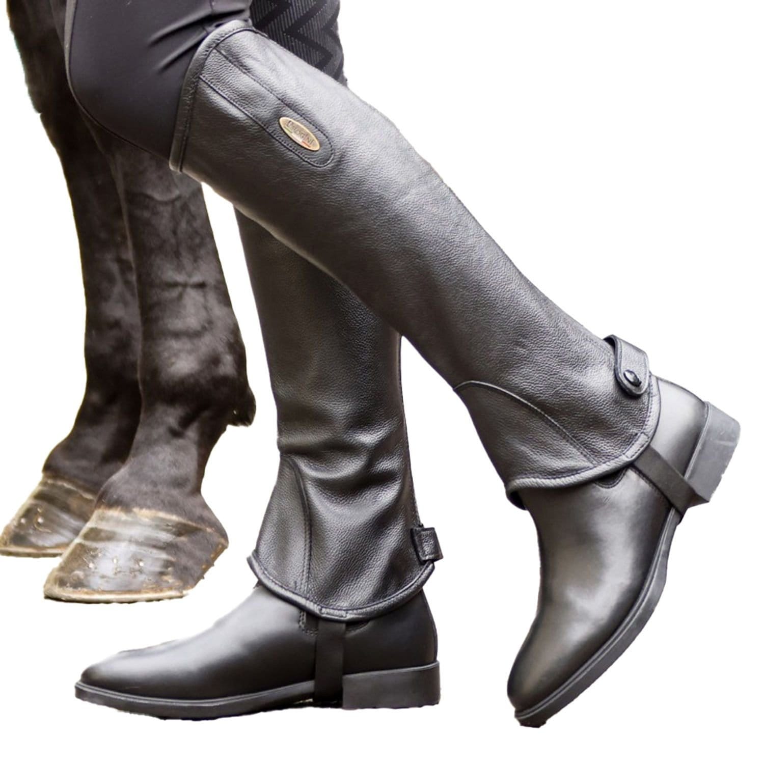 Brogini Brogini Men's Boxwell Synthetic Leather Easy-Care Jodhpur Boots in Black - 4
