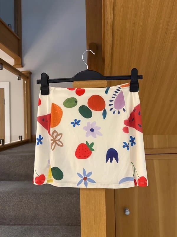 ASOS Design ASOS design mini fruit/floral skirt