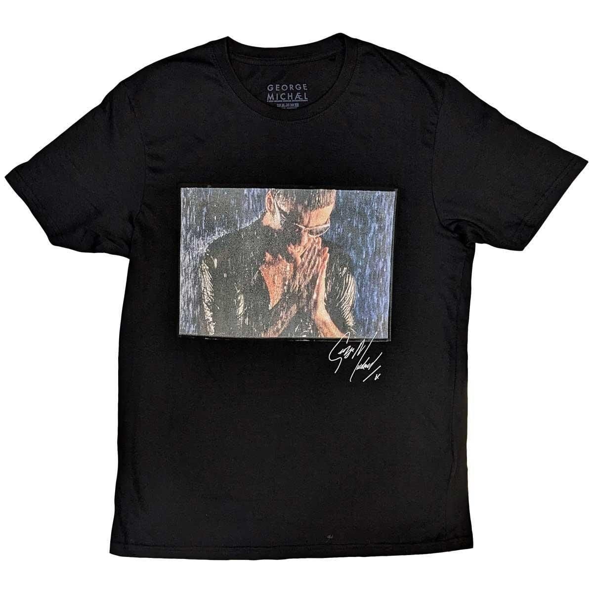 George Michael Men's Film Still T-Shirt in Black