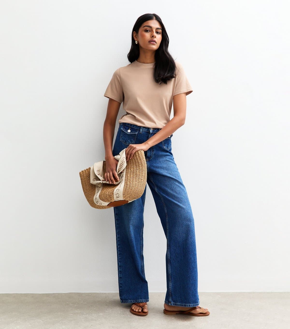 New Look New Look Light Brown Jersey T-Shirt