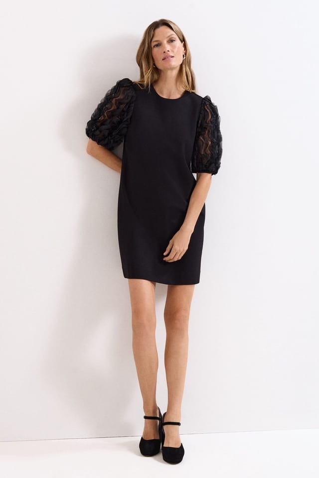 Phase Eight Phase Eight Women's Aida Black Shift Dress - 3