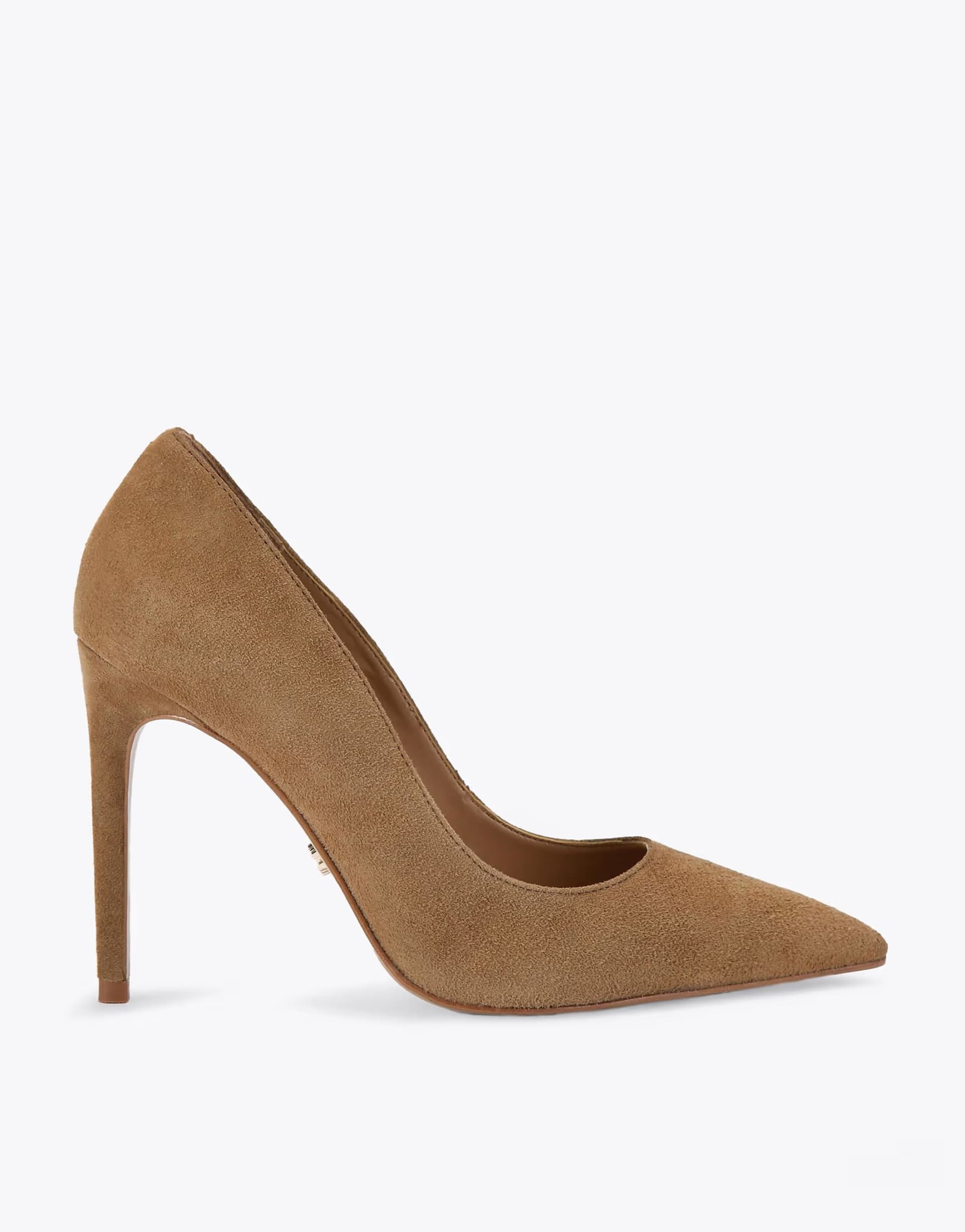 ASOS Carvela Eterno court heeled shoes in beige