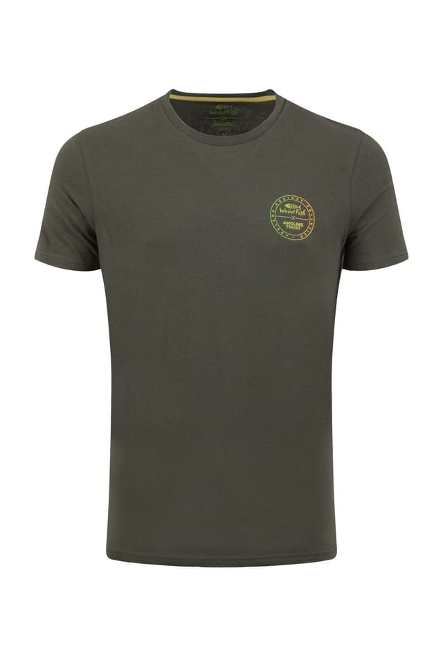 Weird Fish Weird Fish Men's Angling Trust Graphic T-Shirt in Dark Green - 2