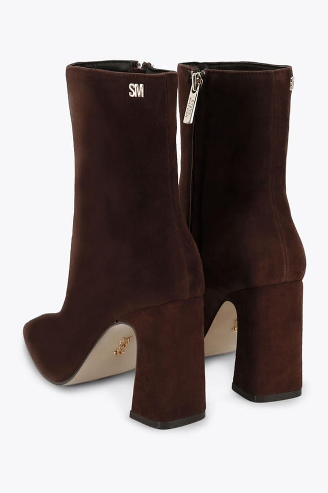 Steve Madden STEVE MADDEN Women's 'Flares Dark Brown Suede' Suede Boots - 3