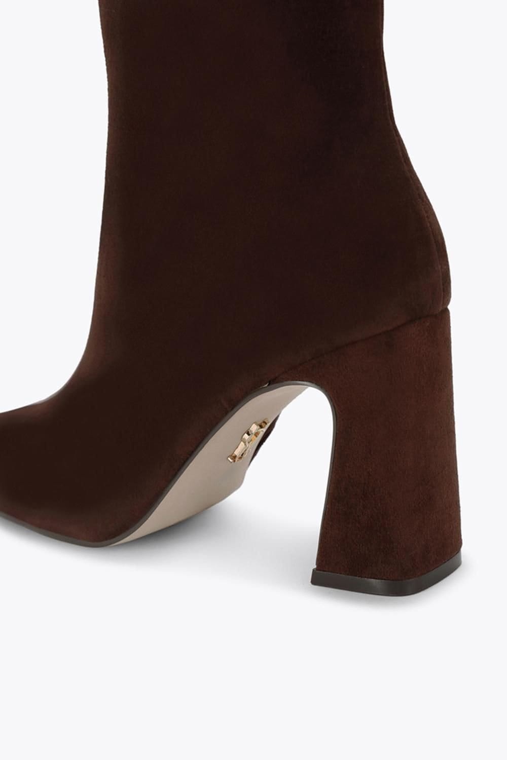 Steve Madden STEVE MADDEN Women's 'Flares Dark Brown Suede' Suede Boots - 4