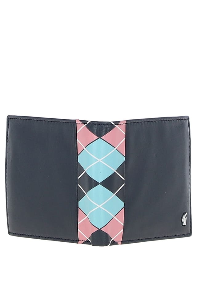 Gabicci GABICCI Men's Real Leather 4 Card Bilfold Wallet in Navy - 3